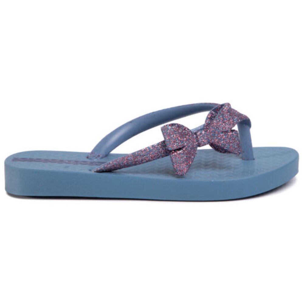 NWT Ipanema Ana Glitter Bow Kids Flip Flops, Size 10/11 - Picture 2 of 3